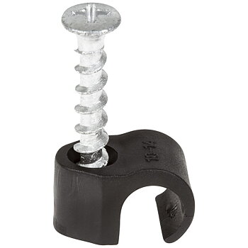 SKRUVKLAMMER 10-14MM SVART 10ST