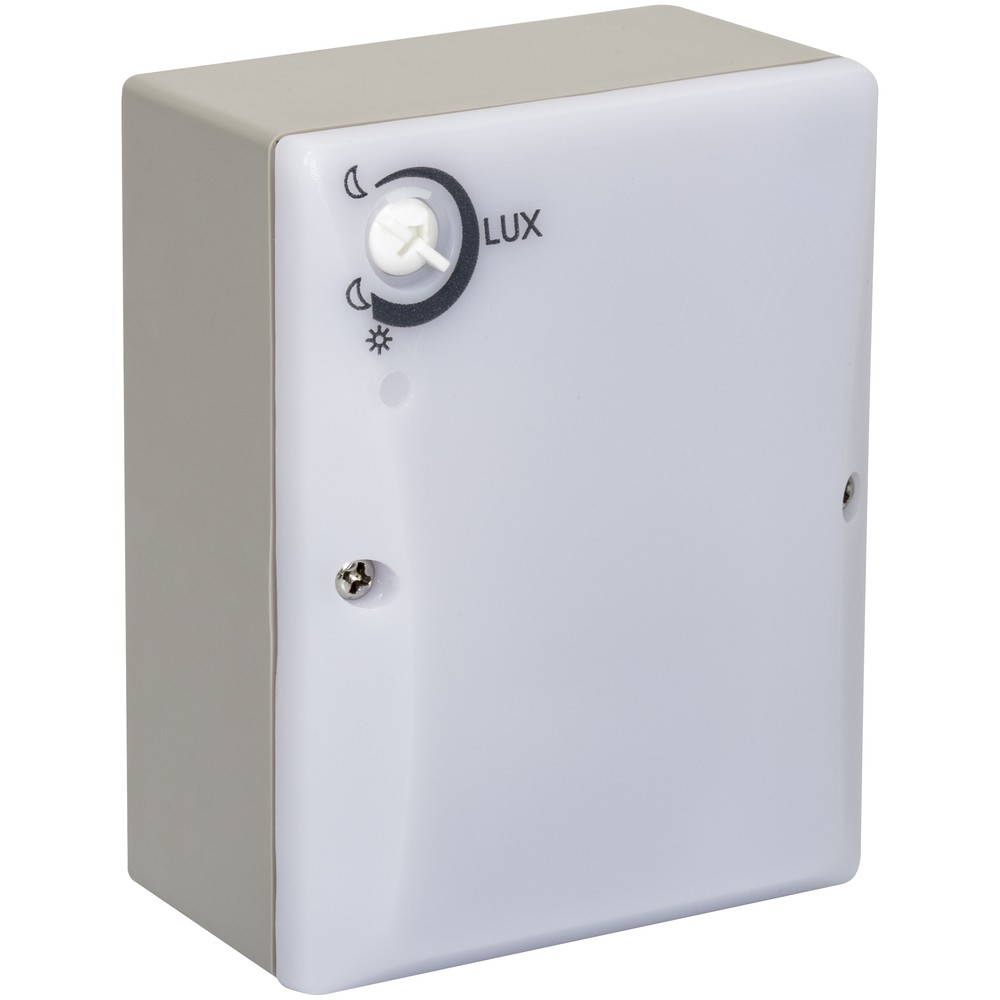 SKYMNINGSRELÄ 5-300 LUX 10A IP44