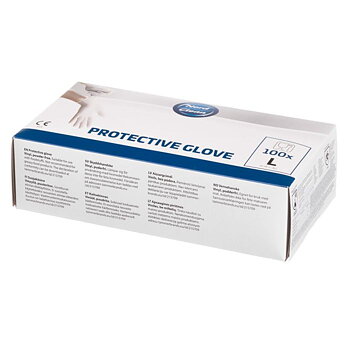 VINYLHANDSKAR L 100PCS