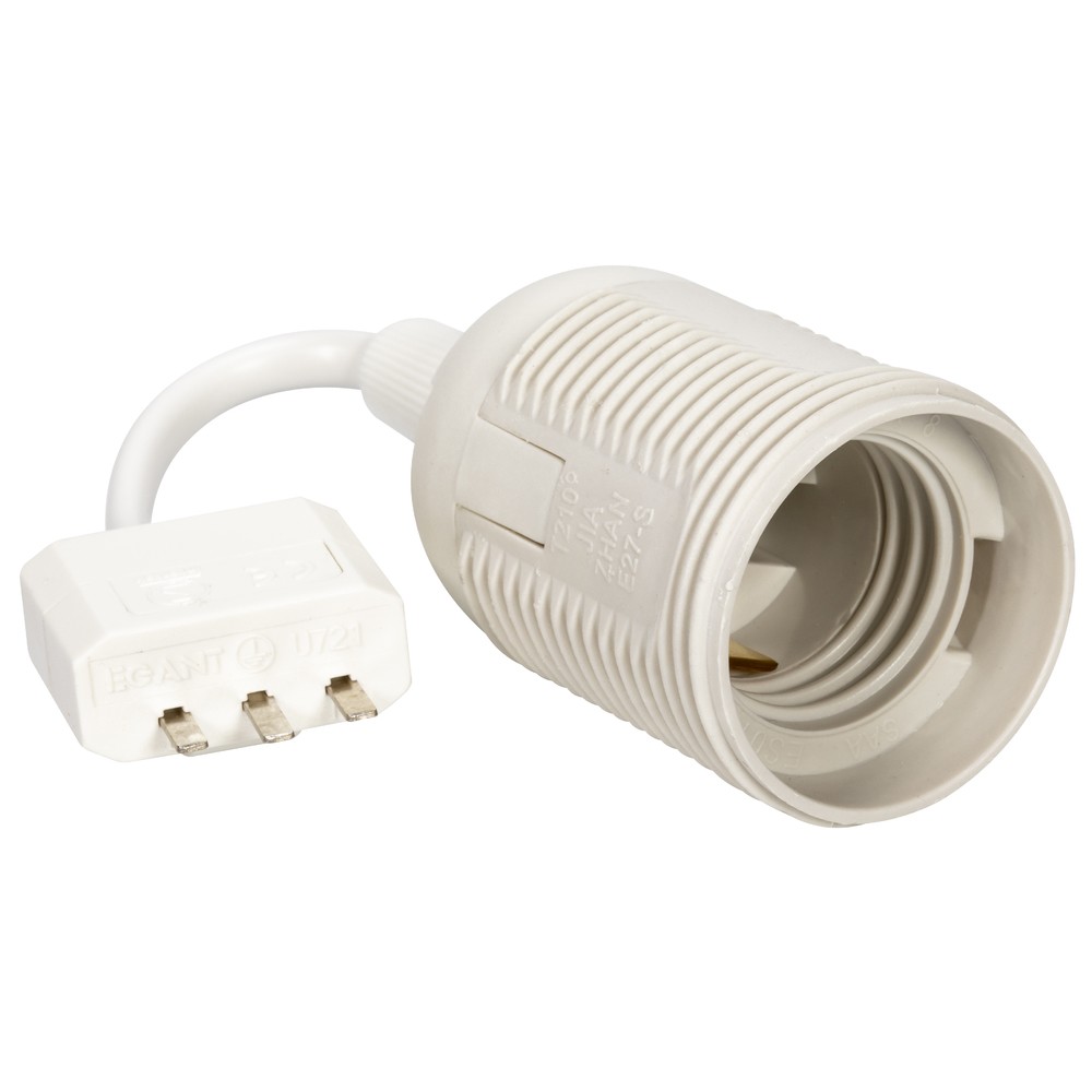 LAMPUPPHÄNG E27 DCL 2-POL 10CM OJORDAD F2X0.75