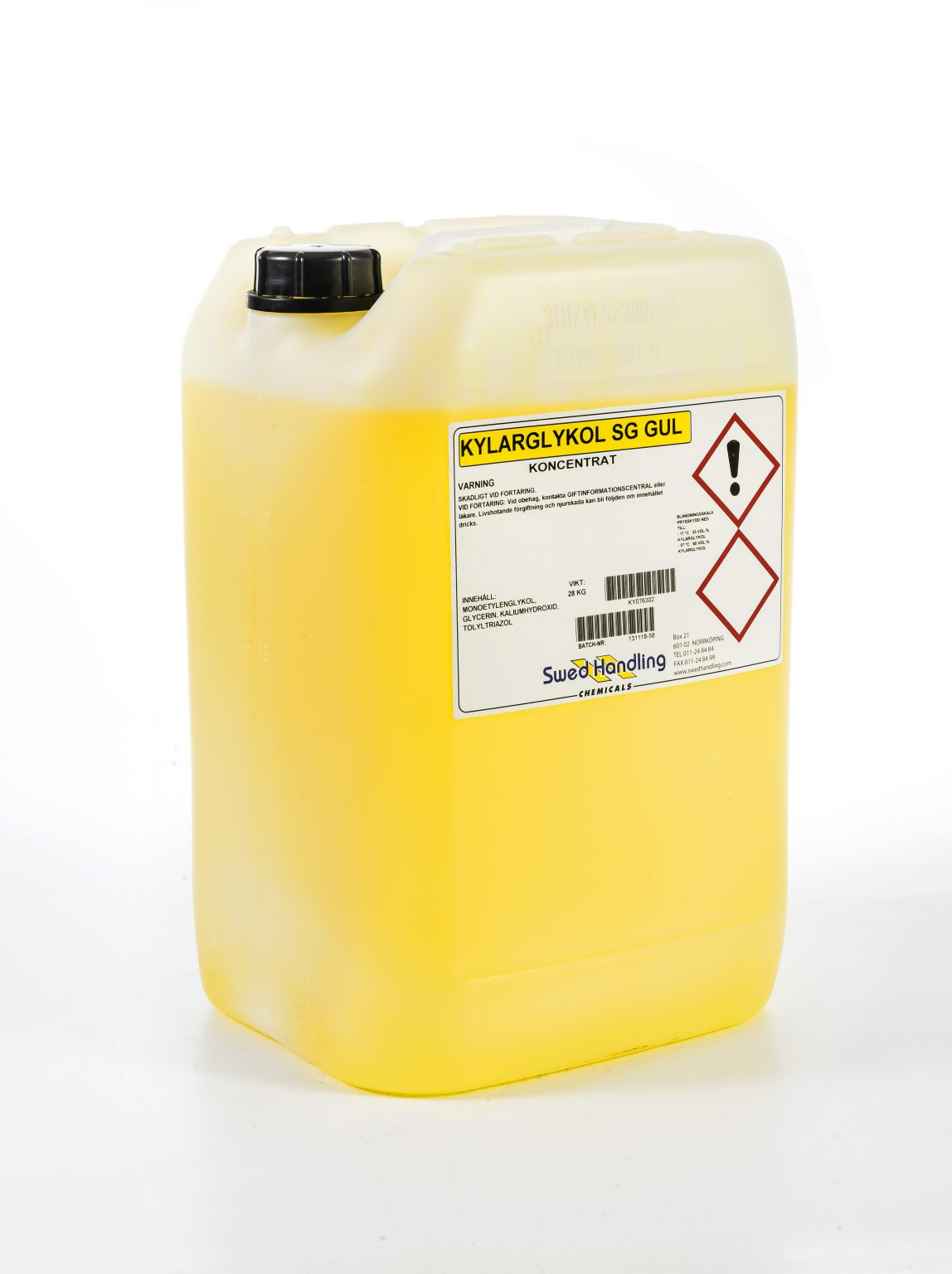 Kylarglykol SG gul 20 liter
