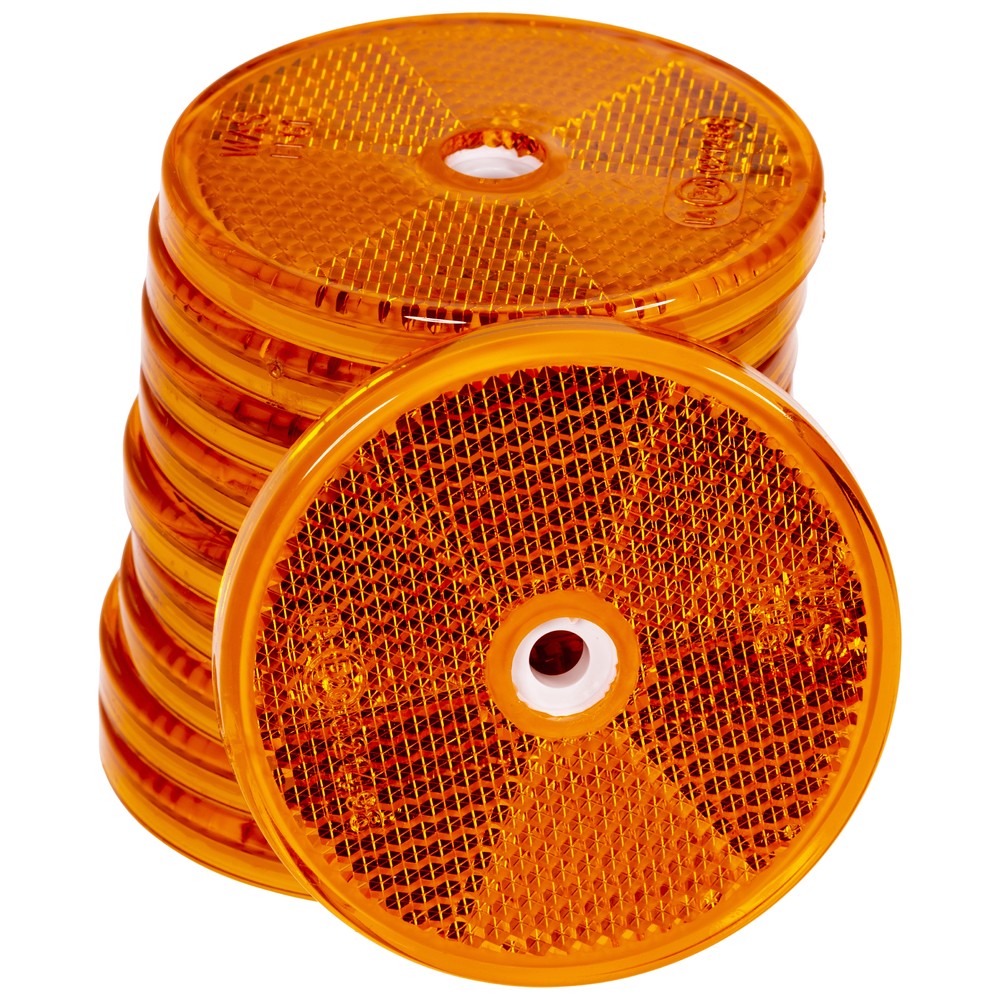REFLEX GUL RUND 61MM MONTERINGSHÅL 10ST