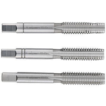 GÄNGTAPPSATS M10X1,5 HSS-CO5 DIN352 NR.1-2-3