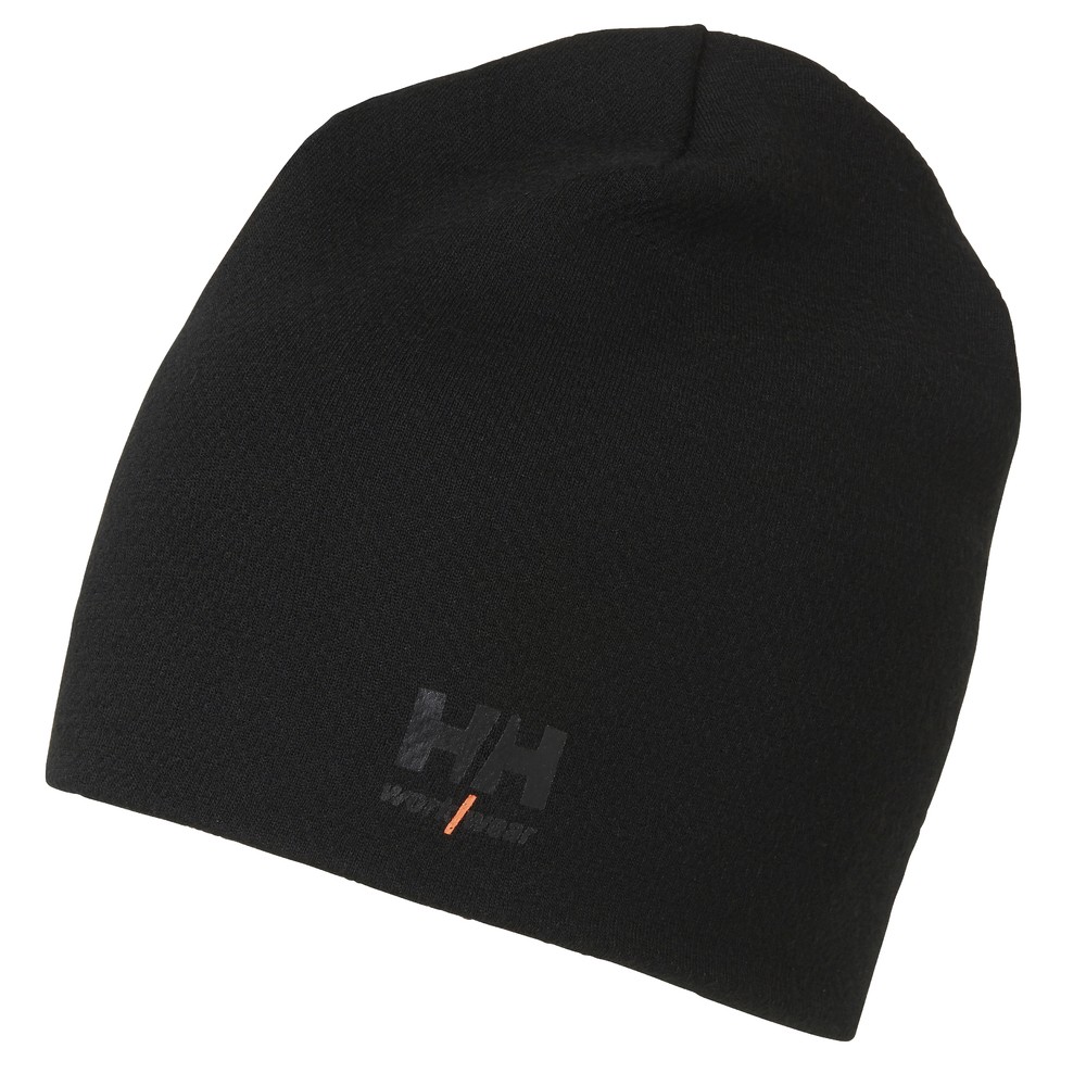 STICKAD MÖSSA HH LIFA MERINO SVART