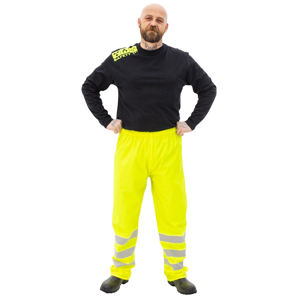 REGNBYXOR 3XL PRONSSI FL.GUL KL2 EN20471