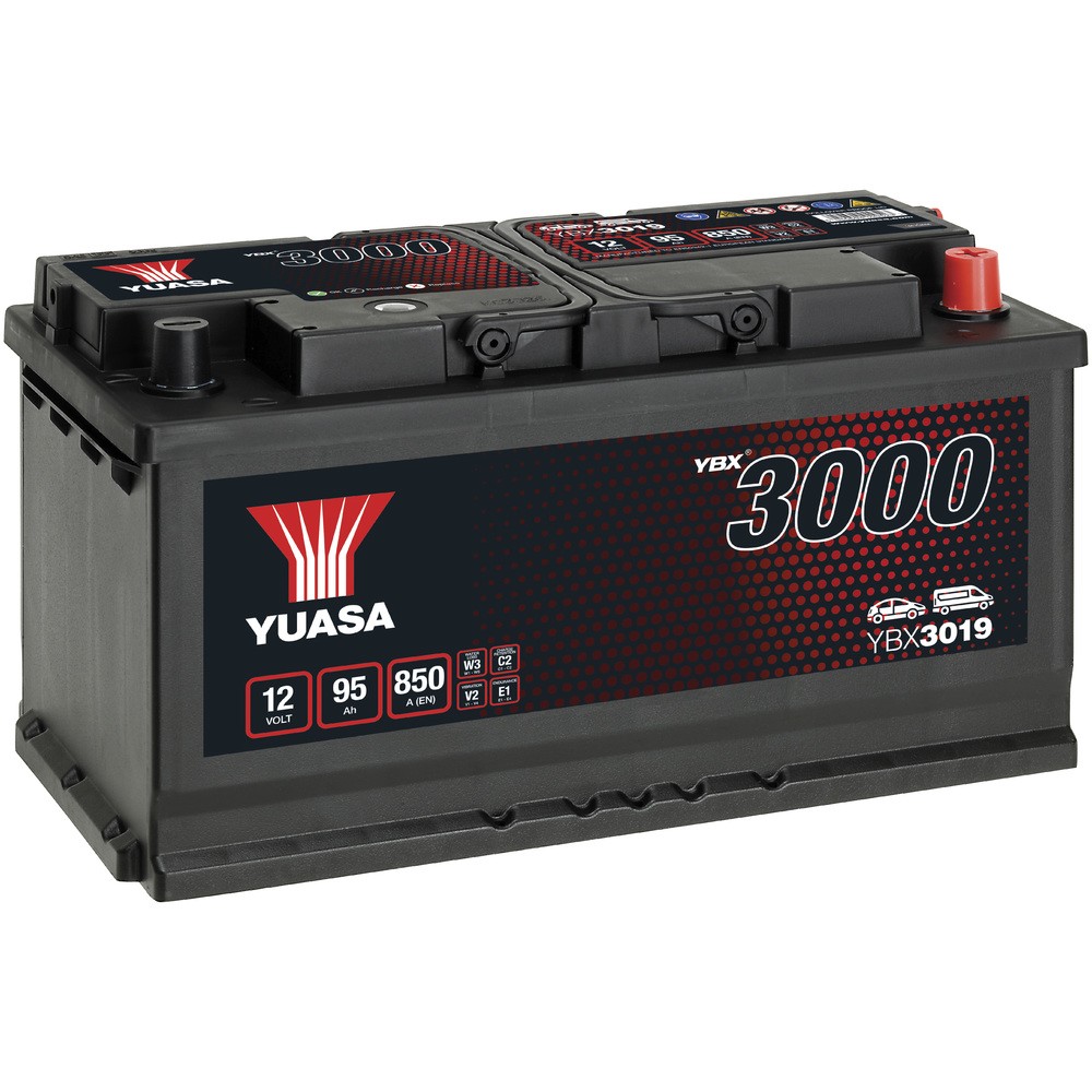 BATTERI YUASA 95AH -+ 353X175X190