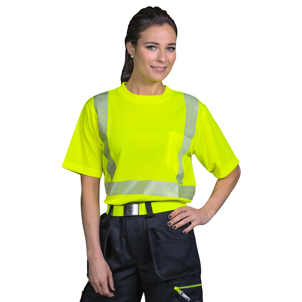 T-SHIRT S BARON FL.GUL TEKNISK KL2 EN20471