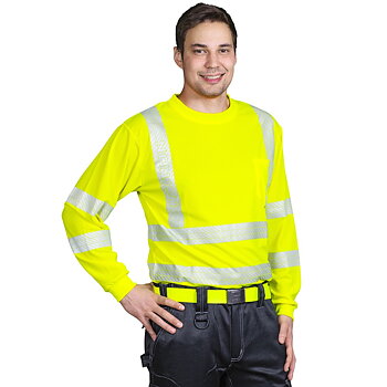 SKJORTA 3XL THERON FL.GUL LÅNGÄRMAD TEKNISK KL3 EN