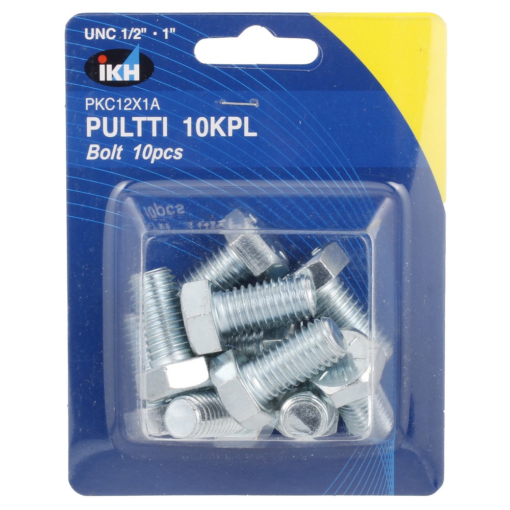 BULT UNC 1/2 X 1" 10ST FÖRZINKAD