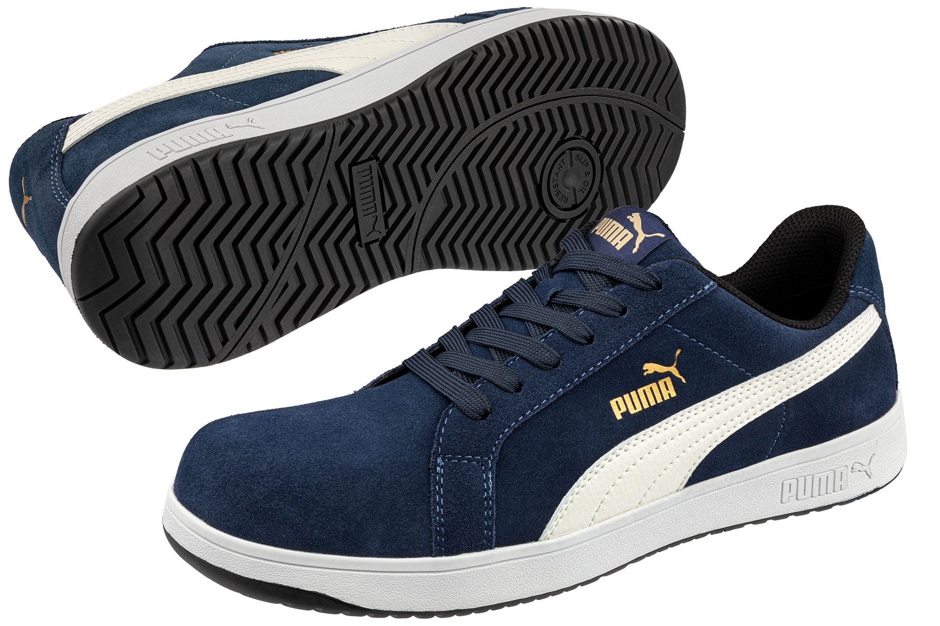Skyddssko Puma Iconic Suede Navy S1P