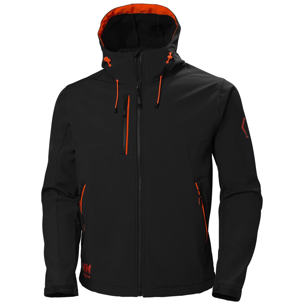 SOFTSHELL JACKA XS CHELSEA EVO SVART