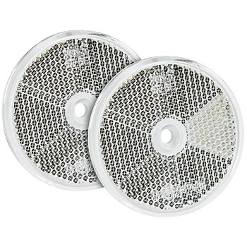 REFLEX VIT RUND 61MM MONTERINGSHÅL 2ST
