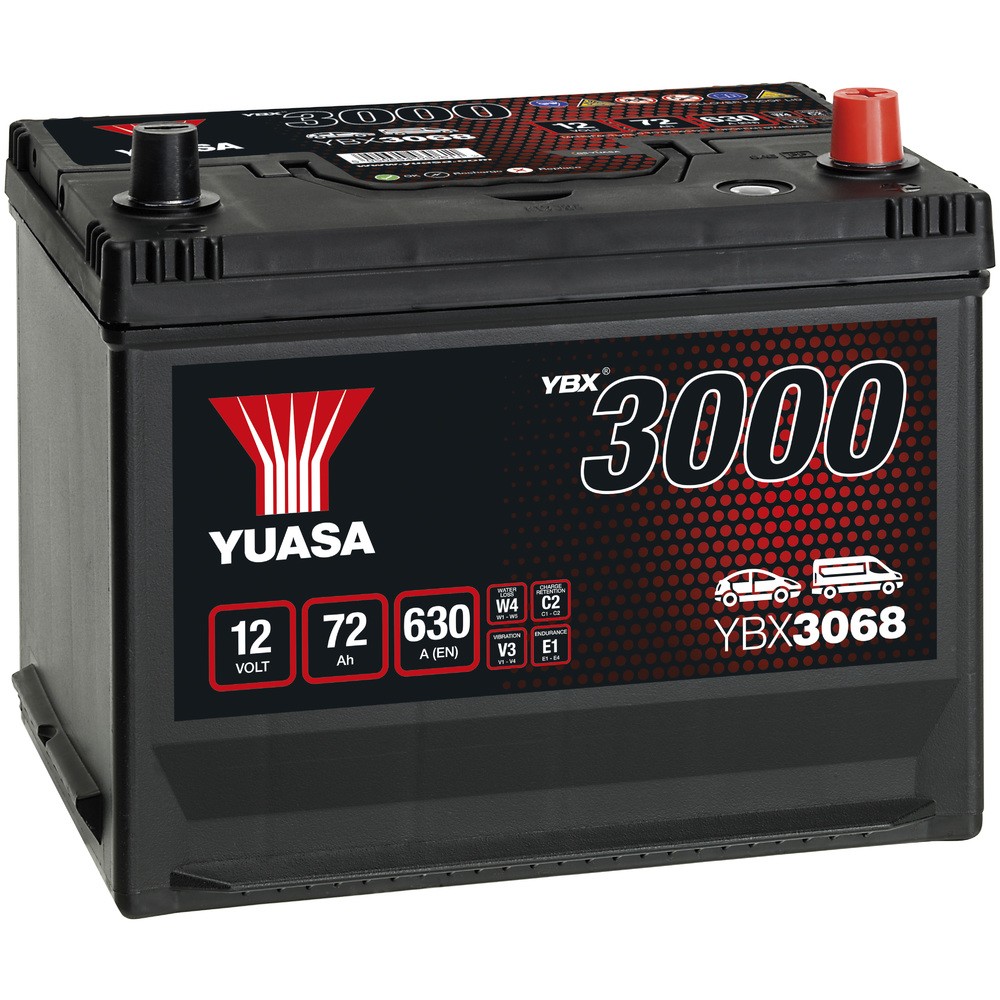 BATTERI YUASA  72AH -+ 269X174X225