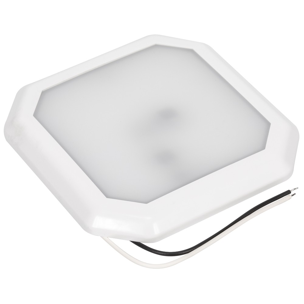 INNERBELYSNING LED FYRKANT 124MM 12V-24V
