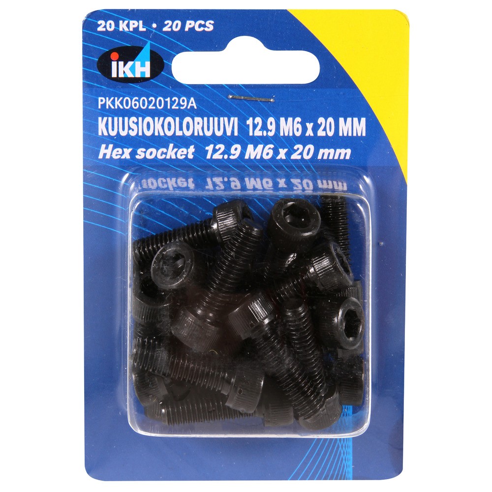 INSEXSKRUV M6X20 12.9 20ST DIN912