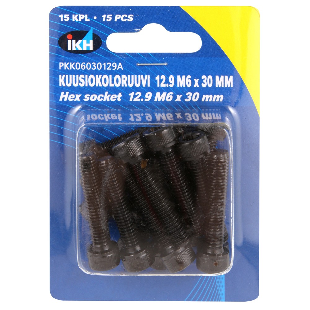 INSEXSKRUV M6X30 12.9 15ST DIN912