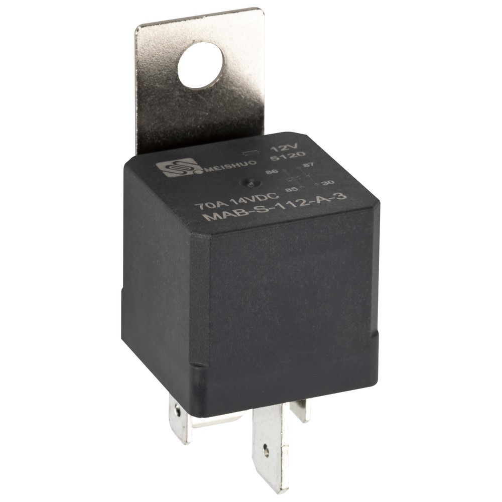 RELÄ 4-POL 12V 70A