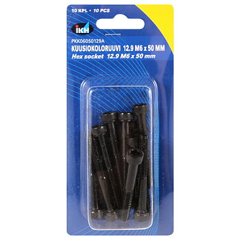 INSEXSKRUV M6X50 12.9 10ST DIN912