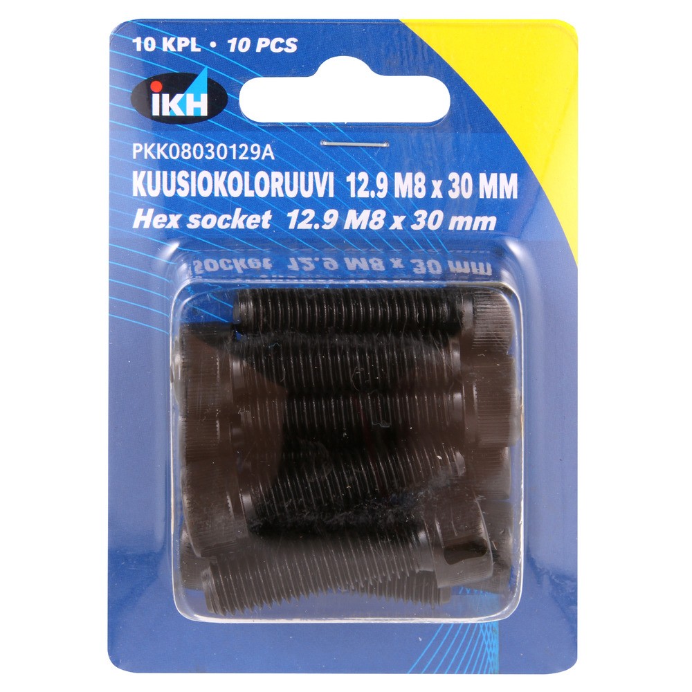 INSEXSKRUV M8X30 12.9 10ST DIN912