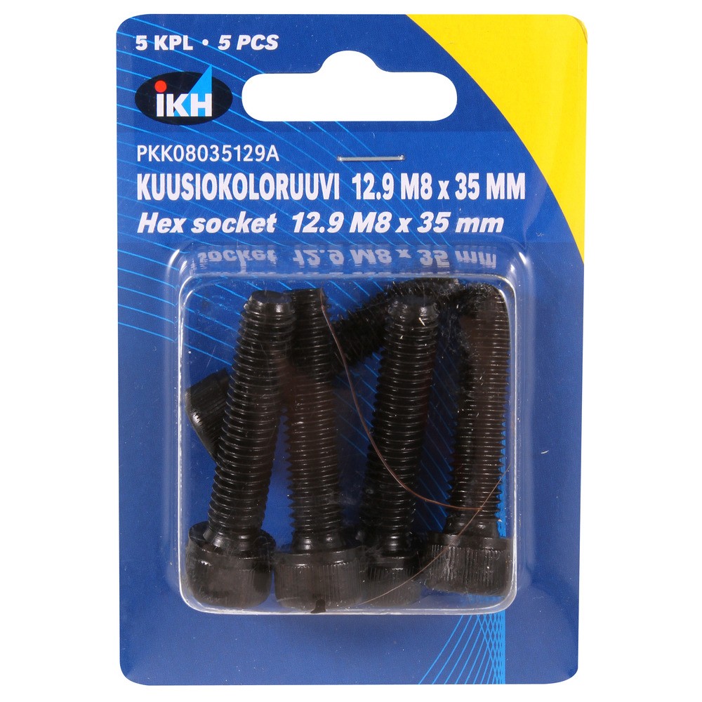 INSEXSKRUV M8X35 12.9 5ST DIN912