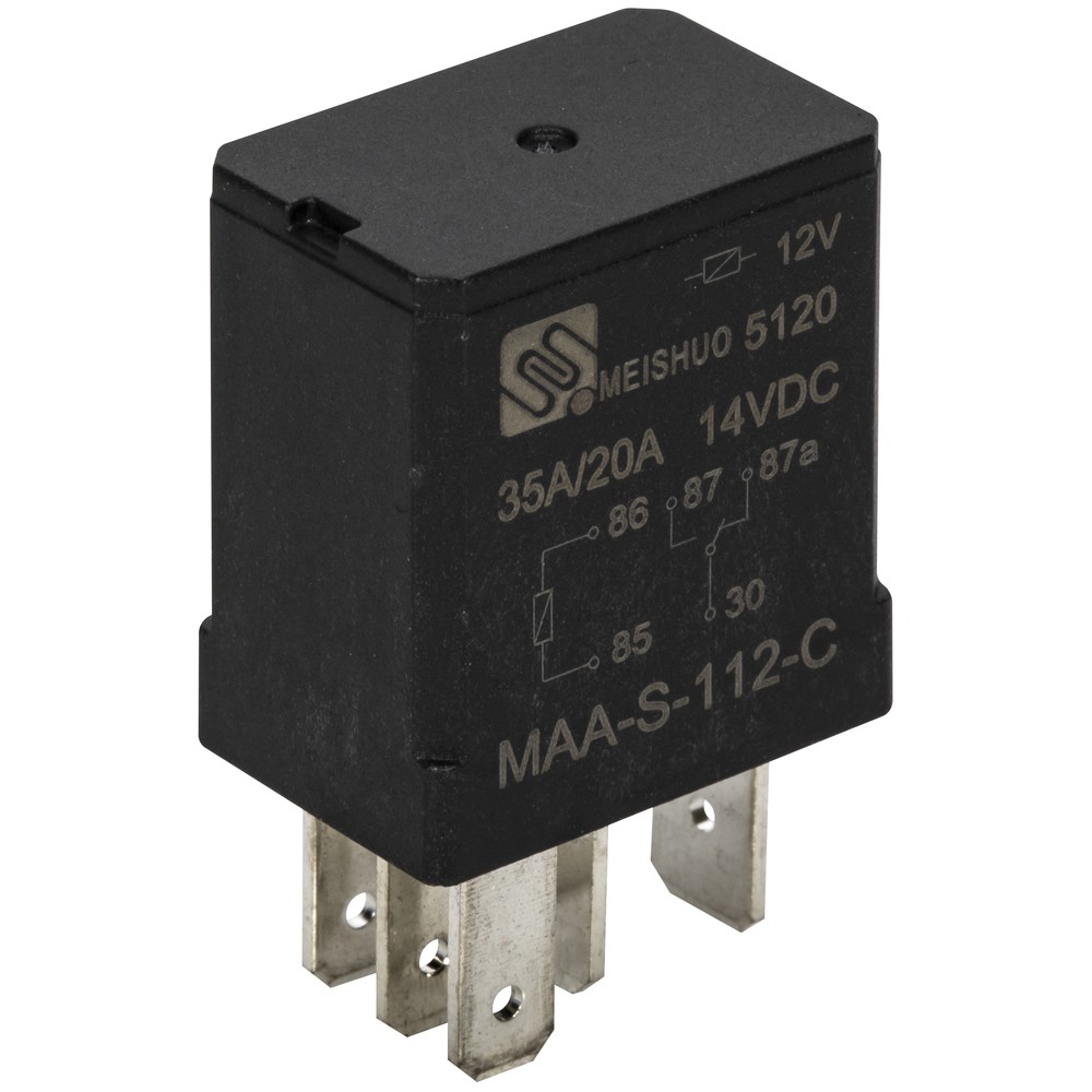 MIKRORELÄ 5-POL 12V 35/20A