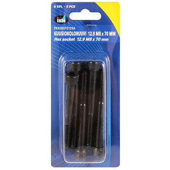 INSEXSKRUV M8X70 12.9 5ST DIN912