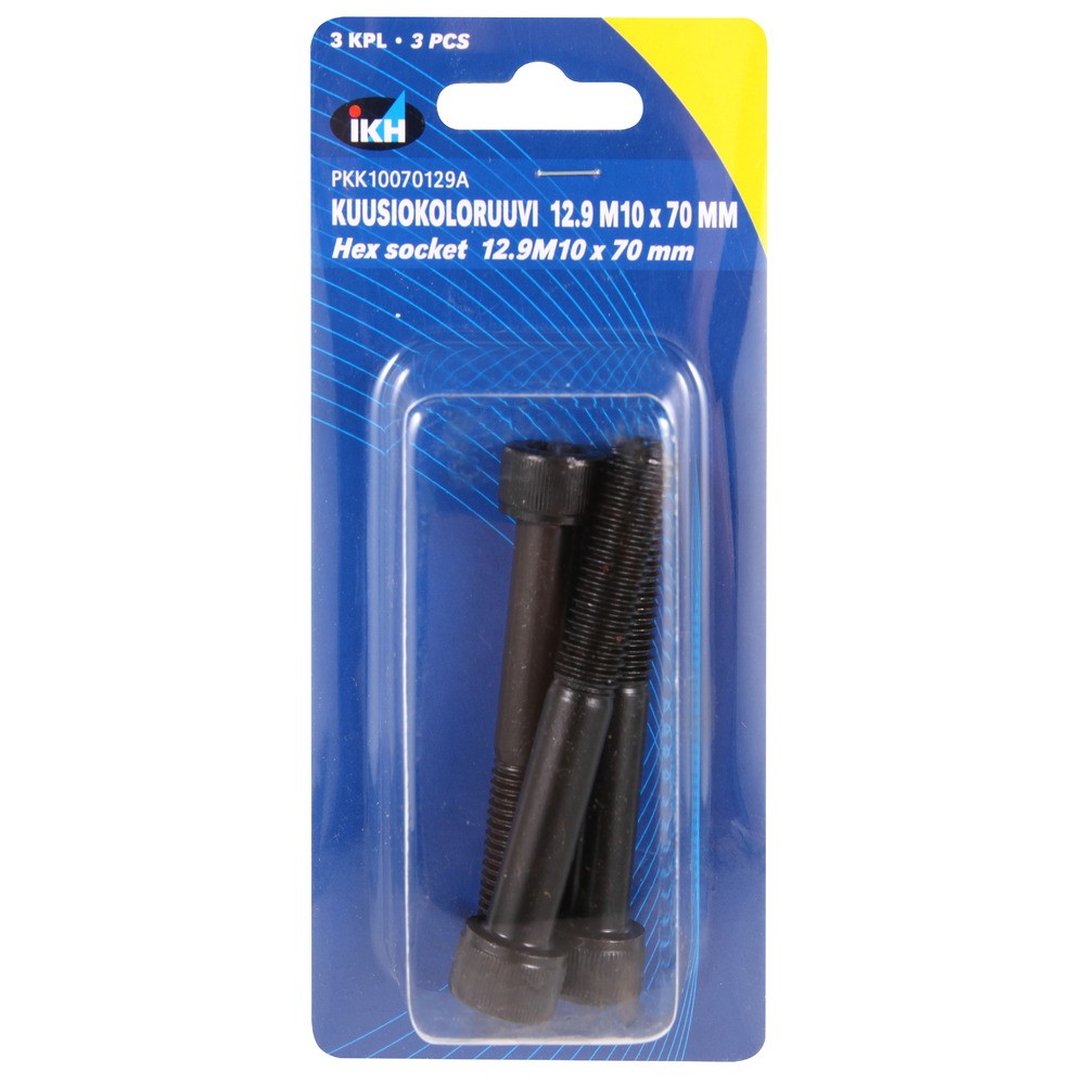 INSEXSKRUV M10X70 12.9 3ST DIN912