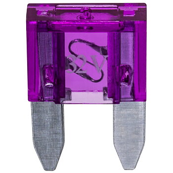 FLATSÄKRING MINI 3A VIOLETT 10ST