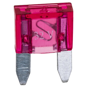 FLATSÄKRING MINI 4A ROSA 10ST