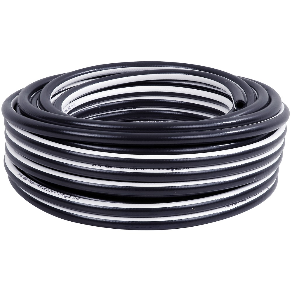 TRYCKLUFTSSLANG 19X26MM PVC FÖRSTÄRKAD SVART