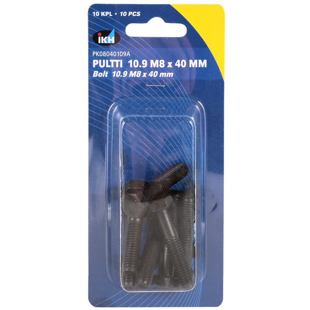 BULT M8X40 10.9 10ST DIN931