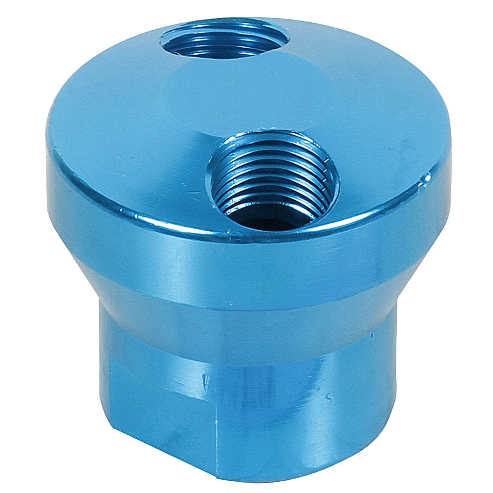 TRYCKLUFTSKOPPLING 2-VÄG 1/4"X1/4" ALUM.