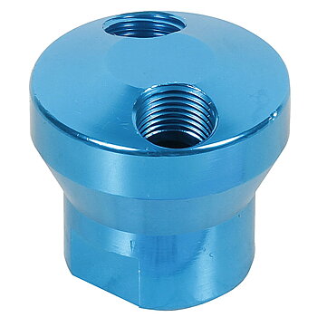 TRYCKLUFTSKOPPLING 2-VÄG 1/4"X1/4" ALUM.