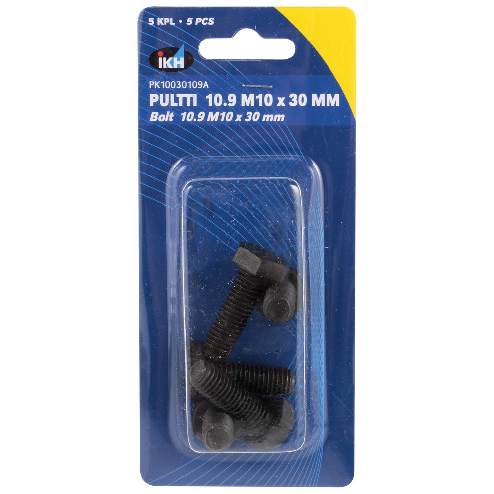 BULT M10X30 10.9 5ST DIN933