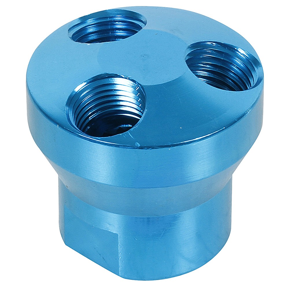 TRYCKLUFTSKOPPLING 3-VÄG 3/8"X1/4" ALUM.
