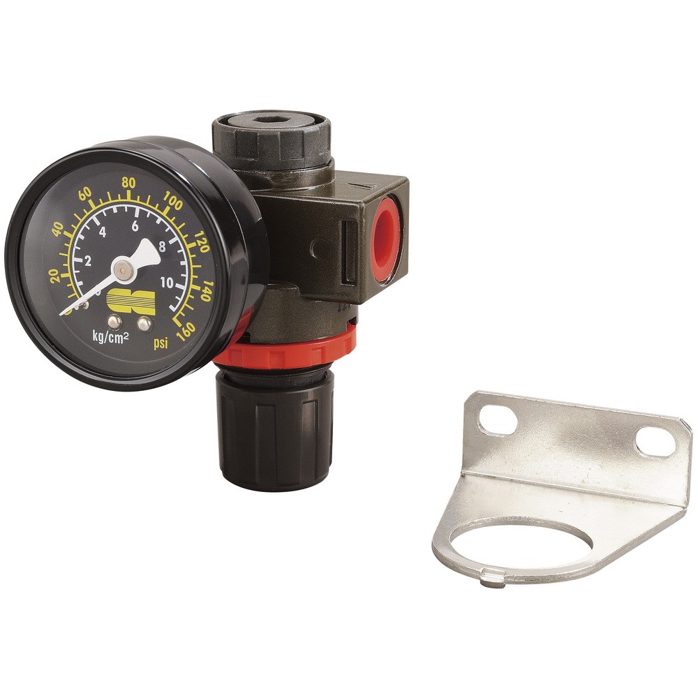 TRYCKREGULATOR MED MÄTARE R 3/8"