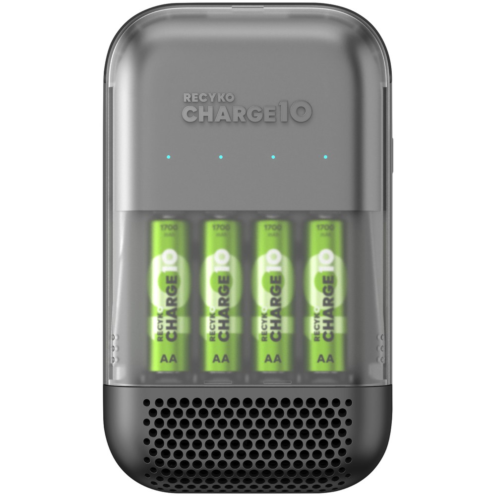 GP RECYKO 10 MIN BATTERILADDARE + 4AA 1700MAH