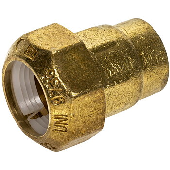 KOPPLING 3/4"-32MM INV. GÄNGA MÄSSING PLAST-JÄRN