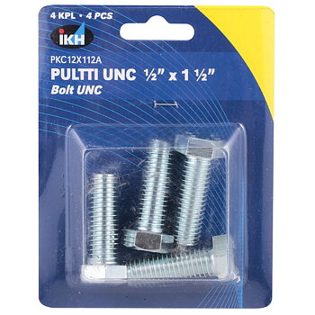 BULT UNC 1/2X1 1/2" 4ST FÖRZINKAD