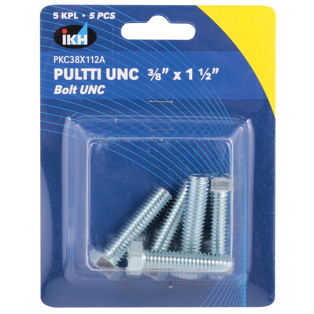 BULT UNC 3/8X1 1/2" 5ST FÖRZINKAD
