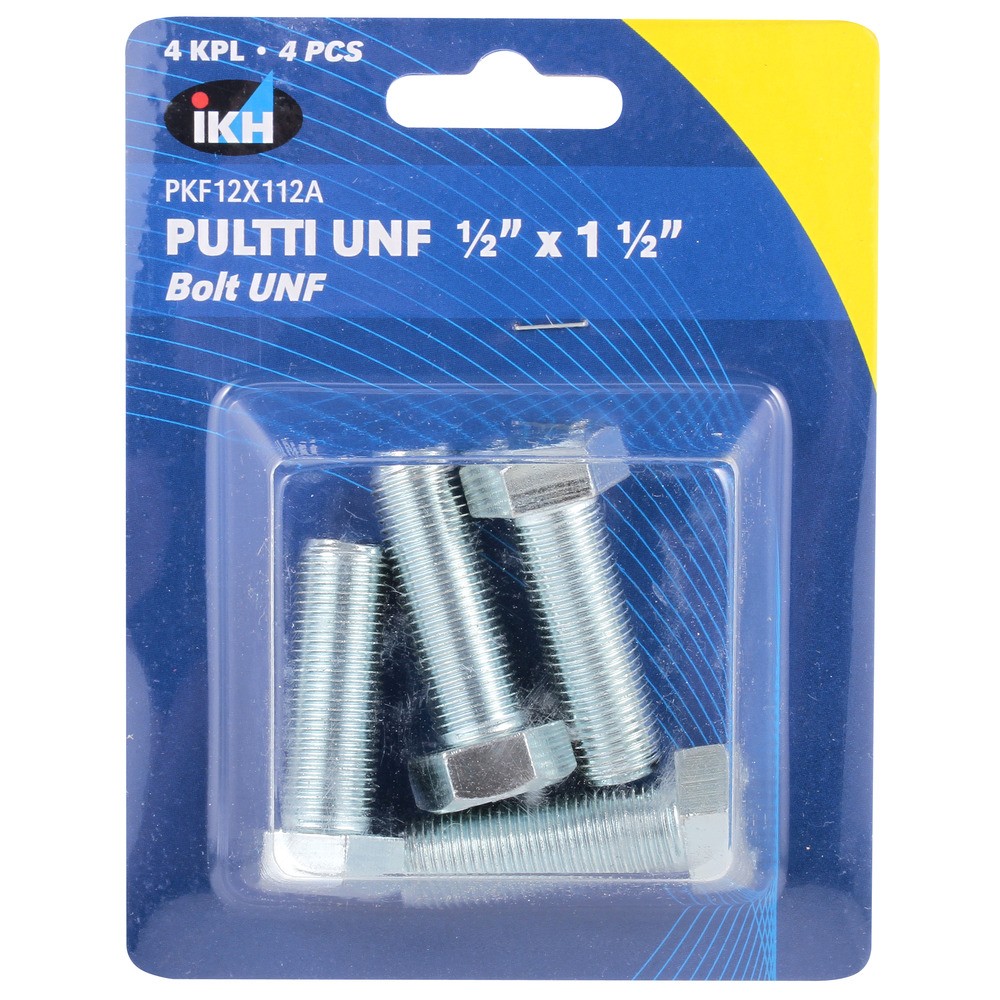 BULT UNF 1/2X1 1/2" 4ST FÖRZINKAD