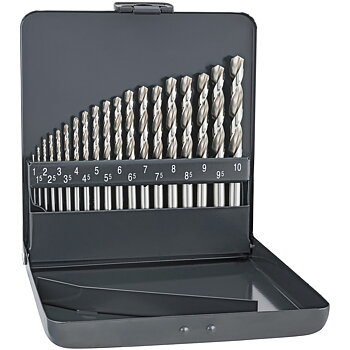 METALLBORRSATS 19 DELAR 1-10MM HSS PRO