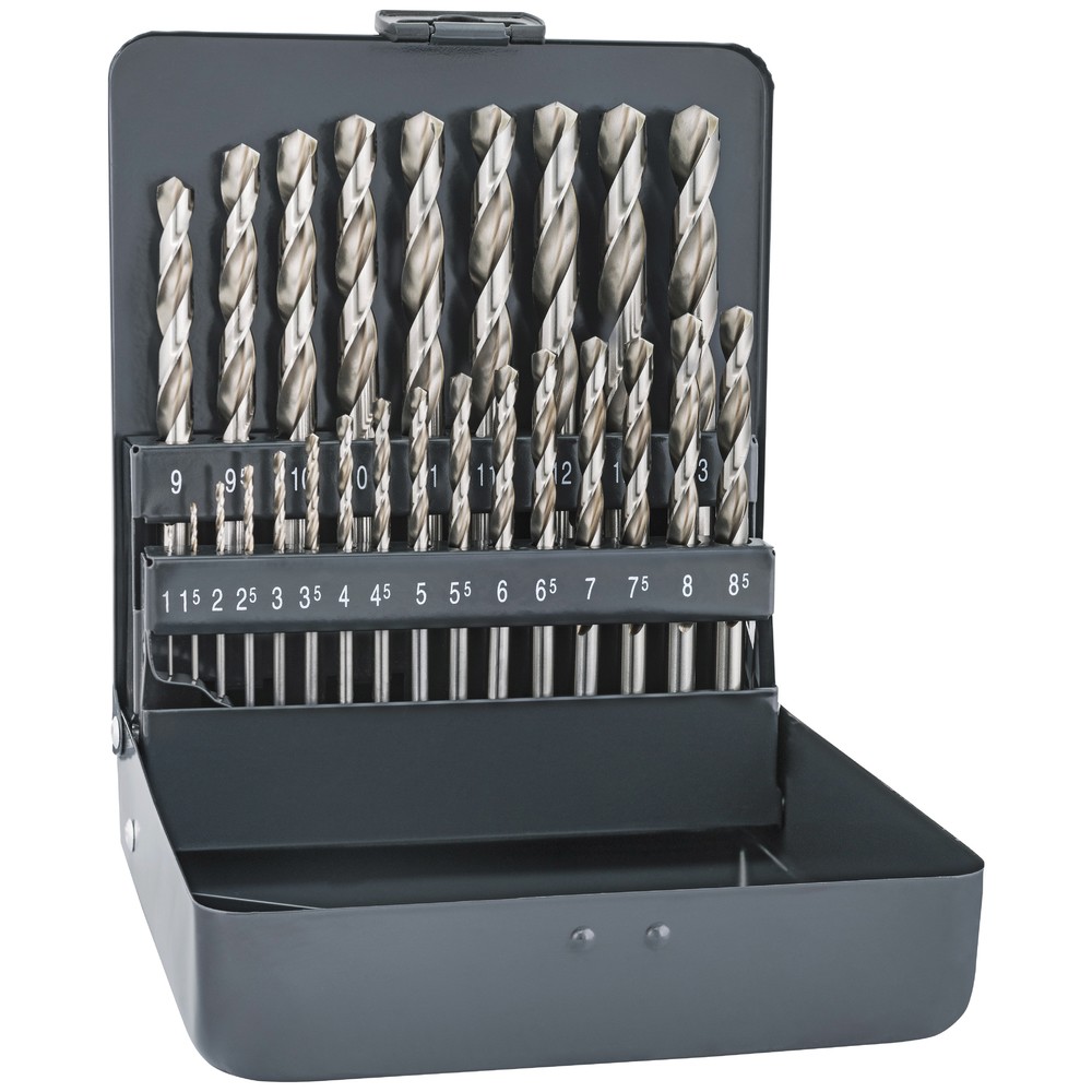 METALLBORRSATS 25 DELAR 1-13MM HSS PRO