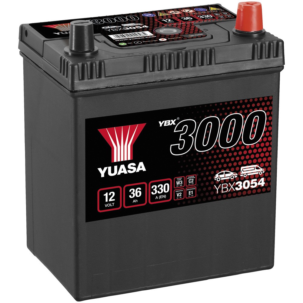 BATTERI YUASA  36AH  -+ 187X127X227