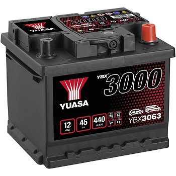 BATTERI YUASA 45AH -+ 207X175X175