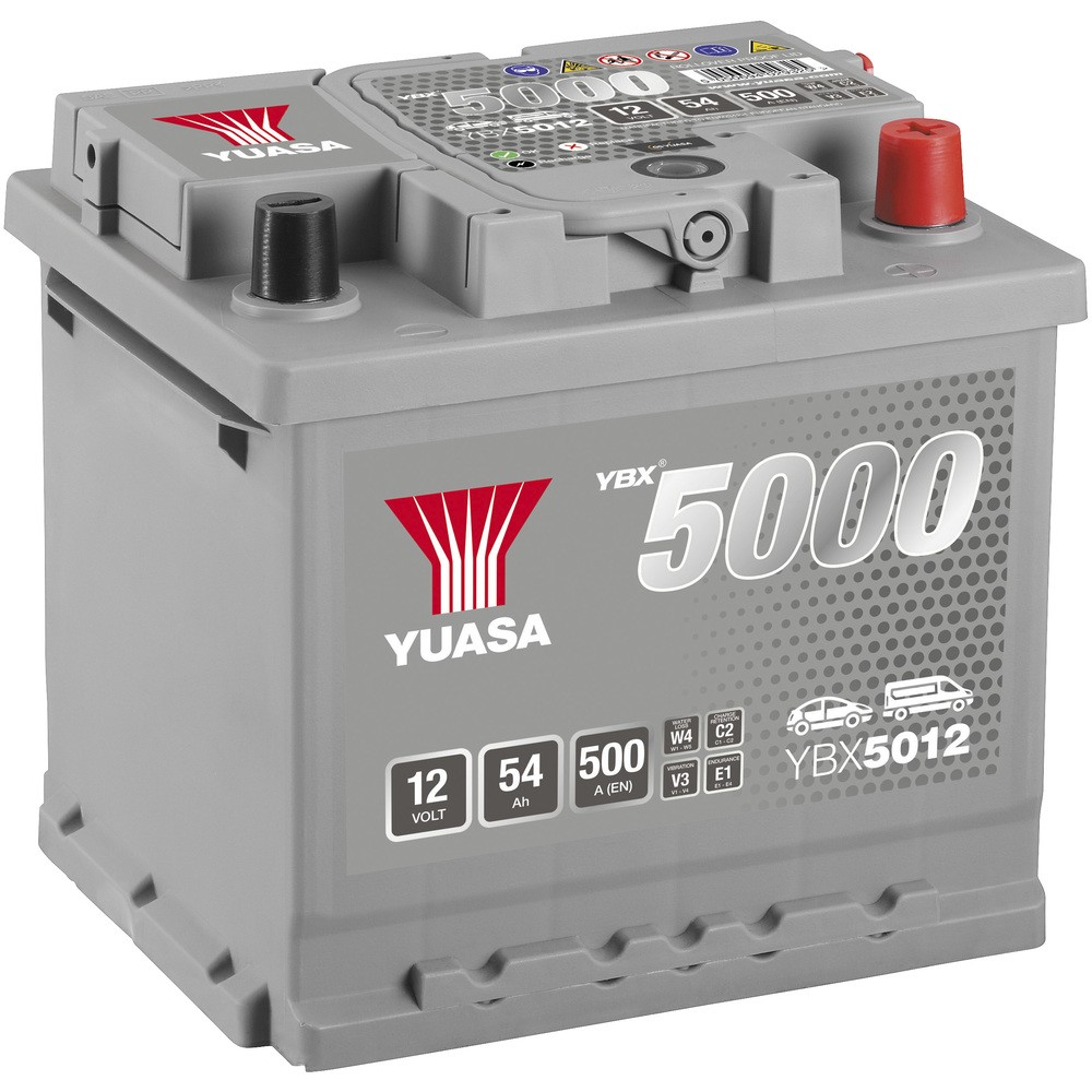 BATTERI YUASA 54AH -+ 207X175X190
