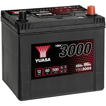 BATTERI YUASA  60AH  -+ 232X173X225