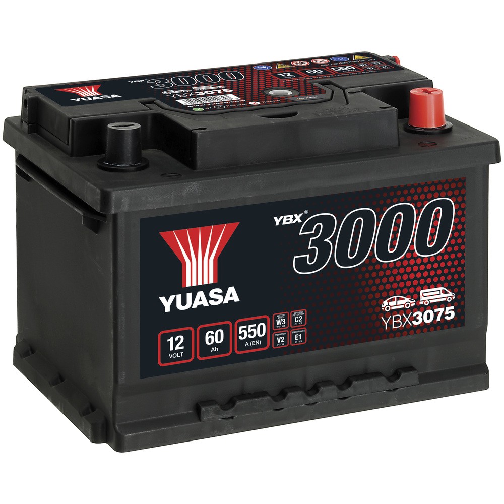 BATTERI YUASA 60AH -+ 242X175X175