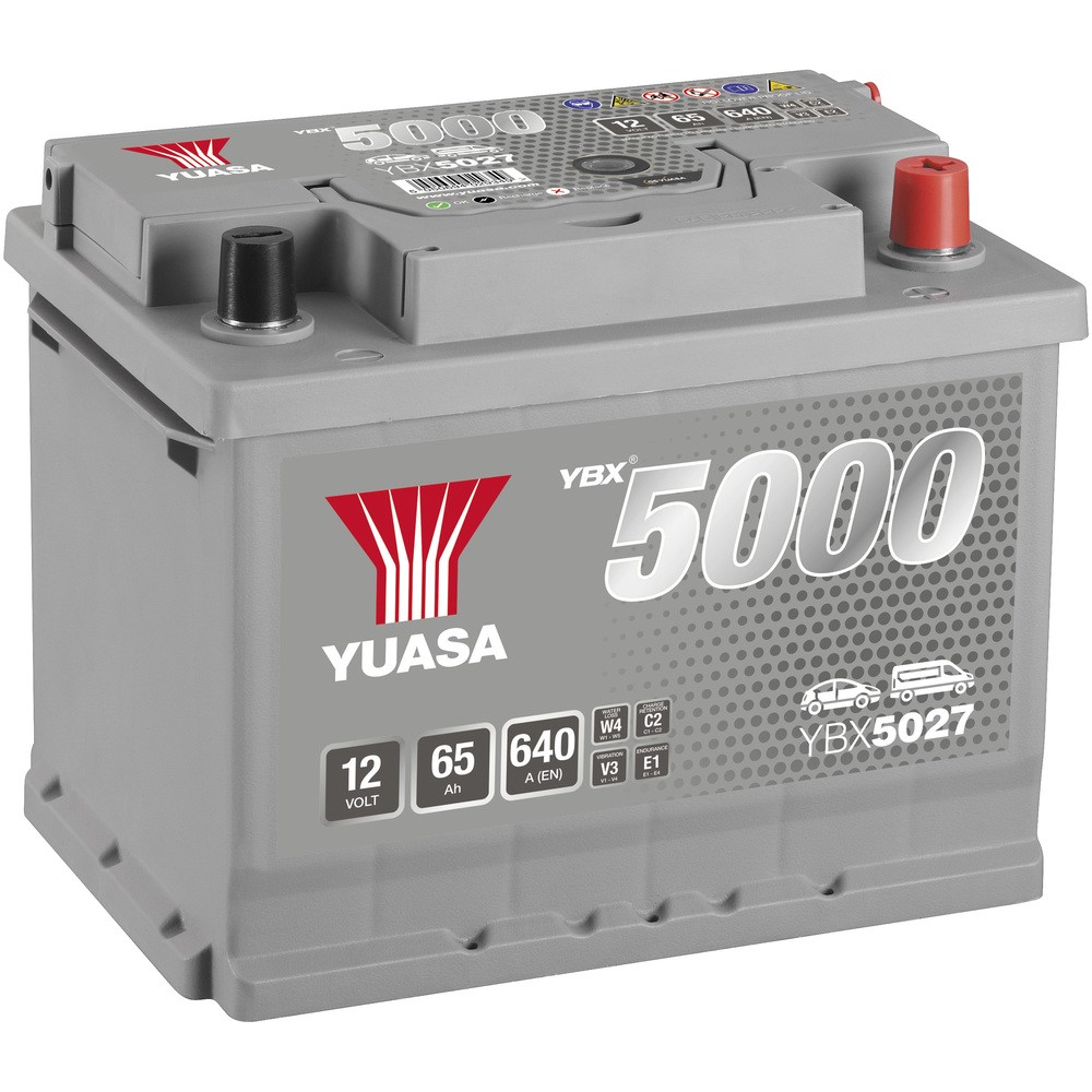 BATTERI YUASA 65AH -+ 246X175X190