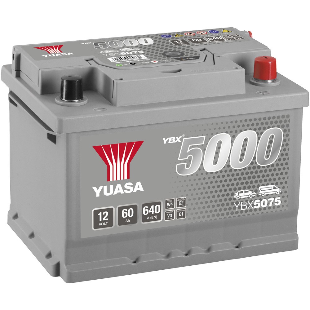 BATTERI YUASA 60AH -+ 243X175X175